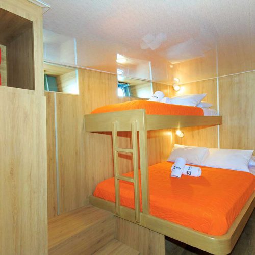 Unteres Deck Aqua Yacht Kabine Galapagos