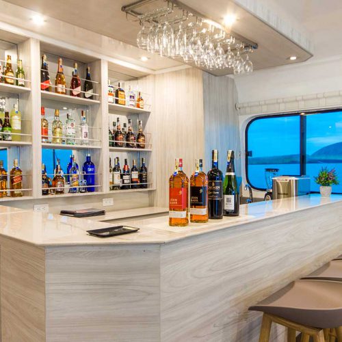 Solaris Yacht Galapagos Kreuzfahrt Bar