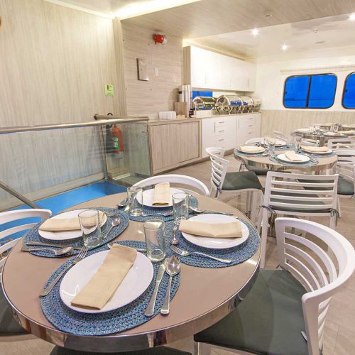 Speisesaal Galapagos Yacht Solaris
