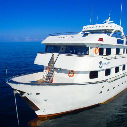 Solaris Yacht Exterior view Galapagos Cruise